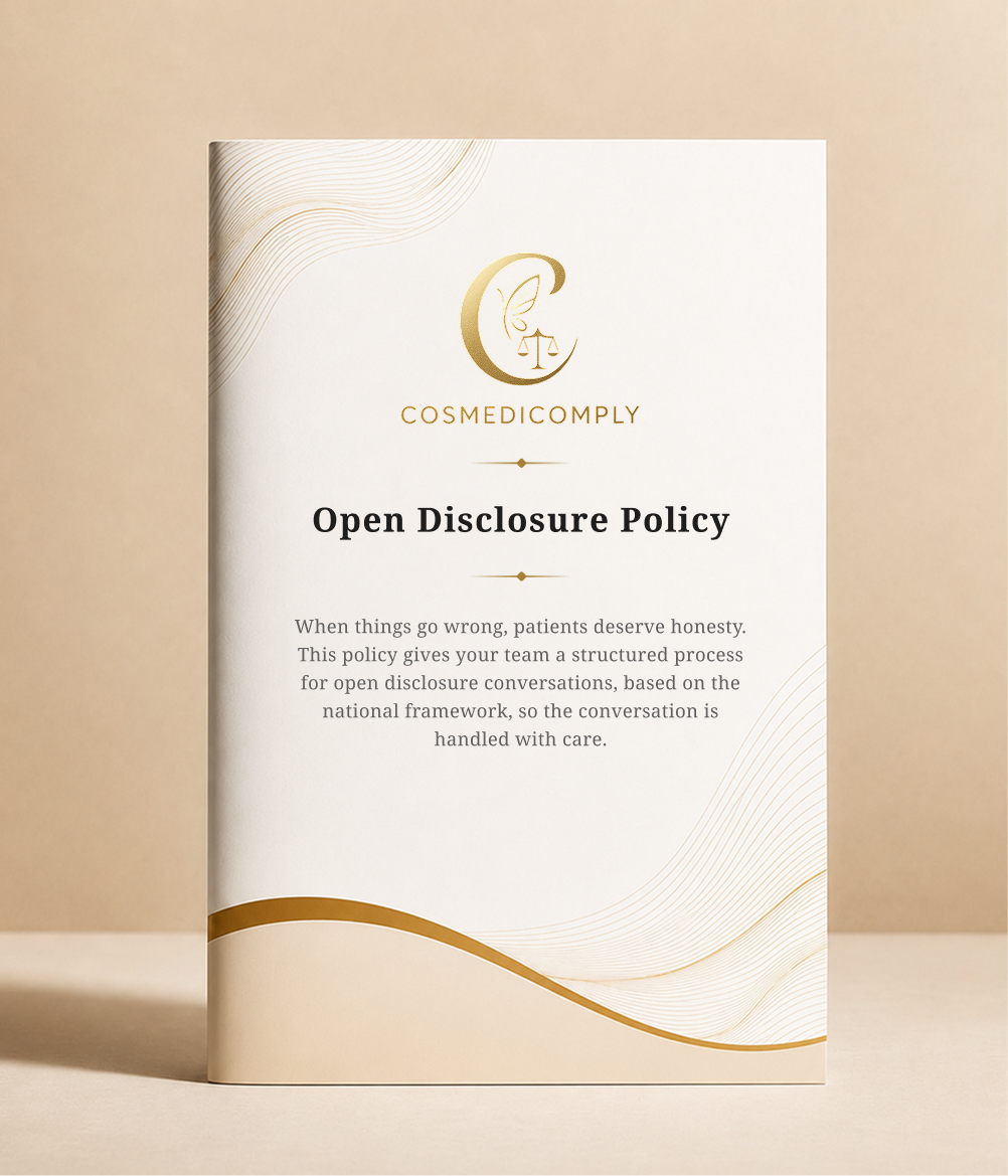 Open Disclosure Policy