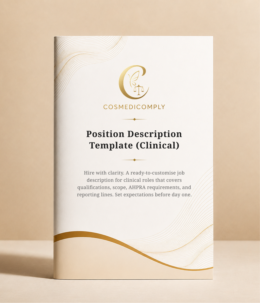 Position Description Template (Clinical)