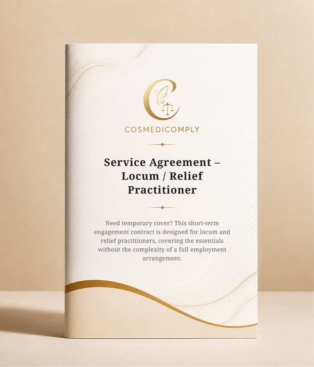 Service Agreement – Locum / Relief Practitioner